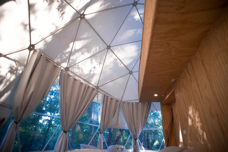 Hotel Glamping Domos Treepod Las Trancas Exterior foto